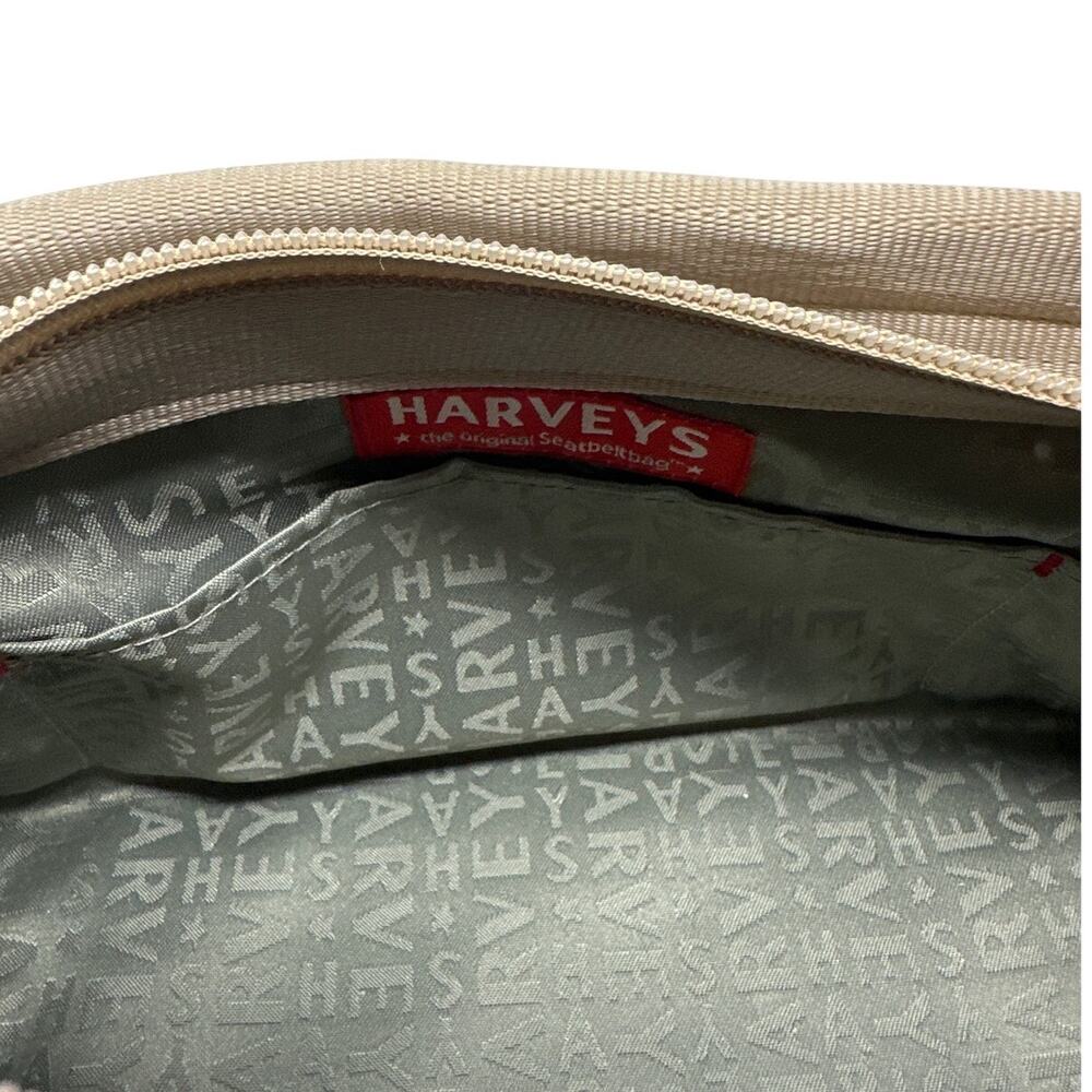Harveys Seatbelt Bag Small Taupe Tan Shoulder Purse The Original USA - Picture 4 of 9